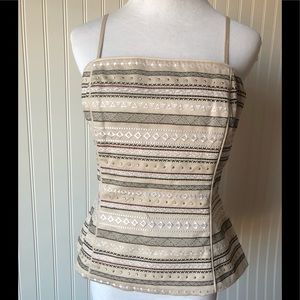 White House Black Market Bustier Top